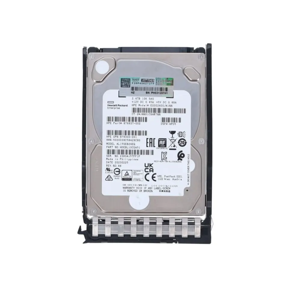 HPE 2.4TB SAS 10K 12Gbps 2,5" SFF | P/N: P876937-002